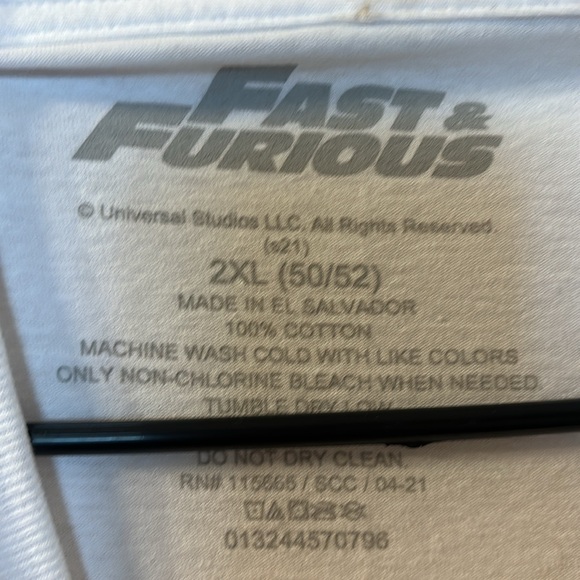 Fast and the Furious graphic tee size 2XL - Picture 3 of 4